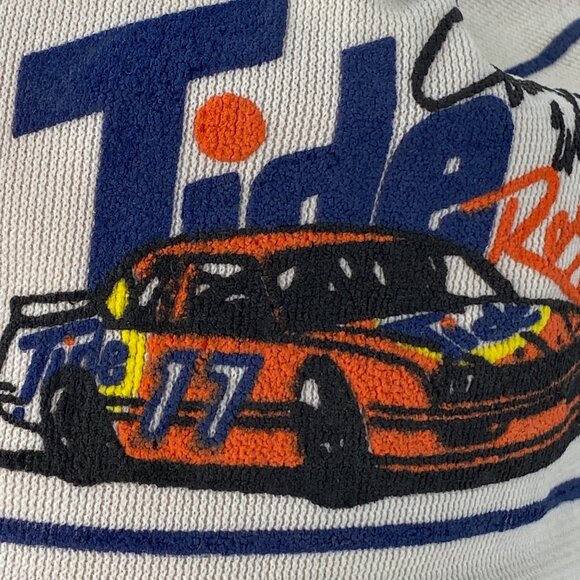 Vintage Darrel Waltrip Trucker Hat Cap Snapback USA Tide Racing Puffy Print Mesh - Picture 9 of 10
